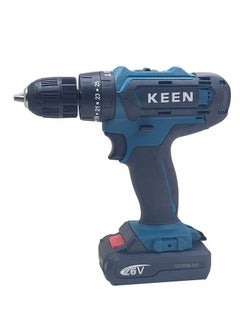 Keen Cordless Drill  Electric Screwdriver Premium Quality 10mm 2 Li-ion Batteries and 24 pcs Tools. 26V/1650rpm/Min/50-60Hz KEEN OS-202  - Image 4