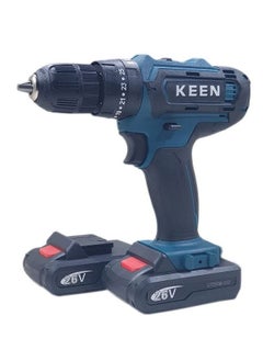 Keen Cordless Drill  Electric Screwdriver Premium Quality 10mm 2 Li-ion Batteries and 24 pcs Tools. 26V/1650rpm/Min/50-60Hz KEEN OS-202  - Image 1