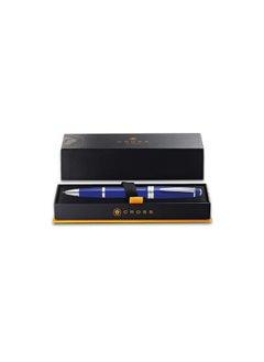 Cross Bailey Light Polished Resin Refillable Gel Ink Rollerball Pen, Medium Rollerball, Includes Premium Gift Box - Blue  - Image 3