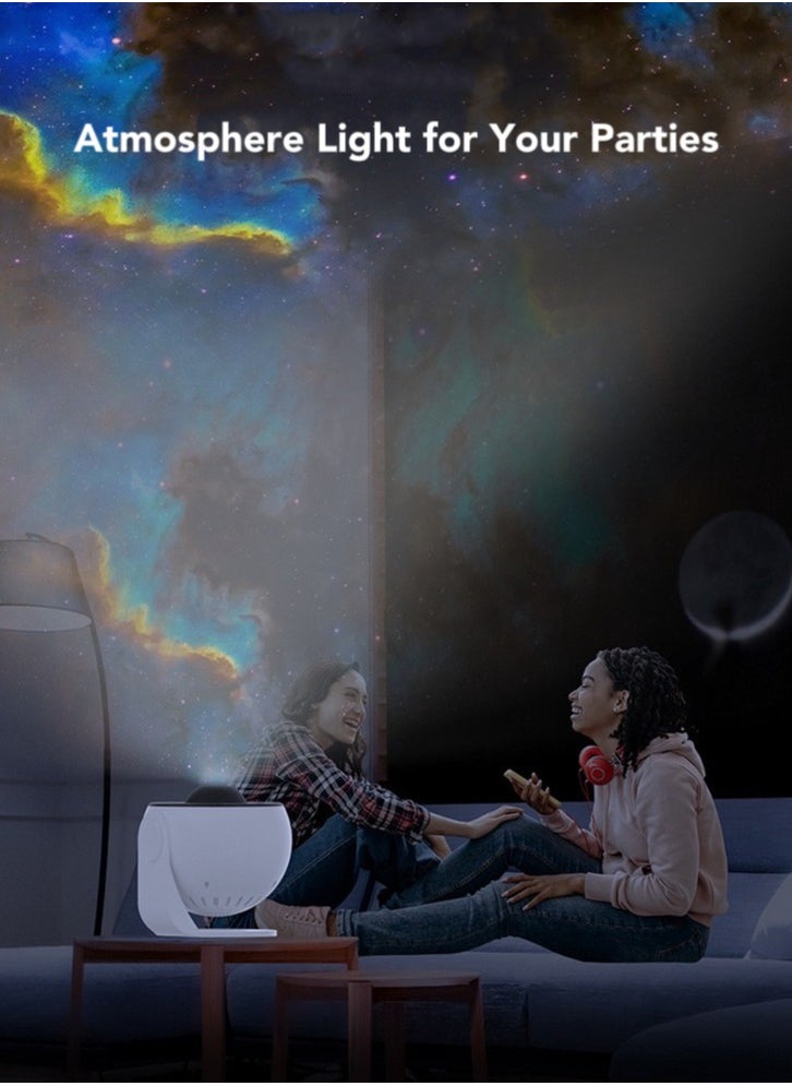 Oasis Casa - 12-in-1 Planetarium Projector, Star Projector Galaxy Night Light for Kids Bedroom, Universe Galaxy Projector Ceiling - 12 Film Discs, 4K Night Sky, Noise Free Rotation, Home Decor, Bedside Lamp, Gift - Image 1