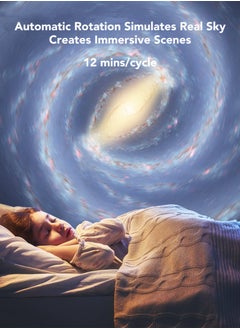 Oasis Casa 12-in-1 Planetarium Projector, Star Projector Galaxy Night Light for Kids Bedroom, Universe Galaxy Projector Ceiling - 12 Film Discs, 4K Night Sky, Noise Free Rotation, Home Decor, Bedside Lamp, Gift  - Image 5