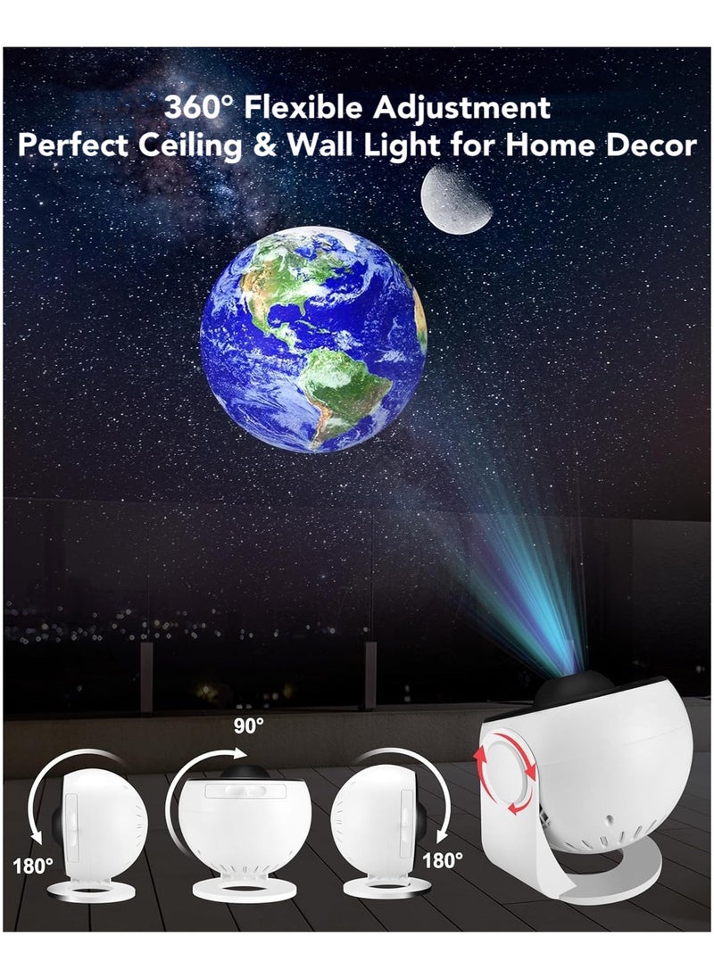 Oasis Casa - 12-in-1 Planetarium Projector, Star Projector Galaxy Night Light for Kids Bedroom, Universe Galaxy Projector Ceiling - 12 Film Discs, 4K Night Sky, Noise Free Rotation, Home Decor, Bedside Lamp, Gift - Image 1