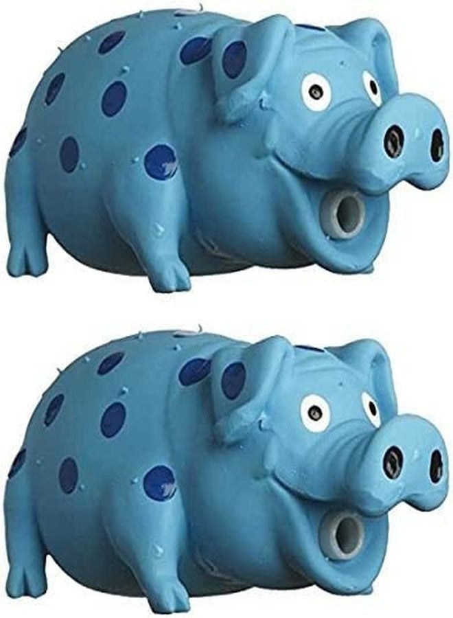 MultiPet Goblets Pig Latex Dog Toy Assorted Colors Size:Pack of 2 - Image 1