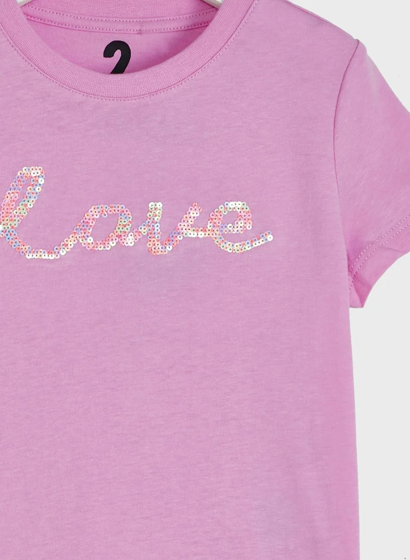 Cotton On Kids Printed Crew Neck T-Shirt