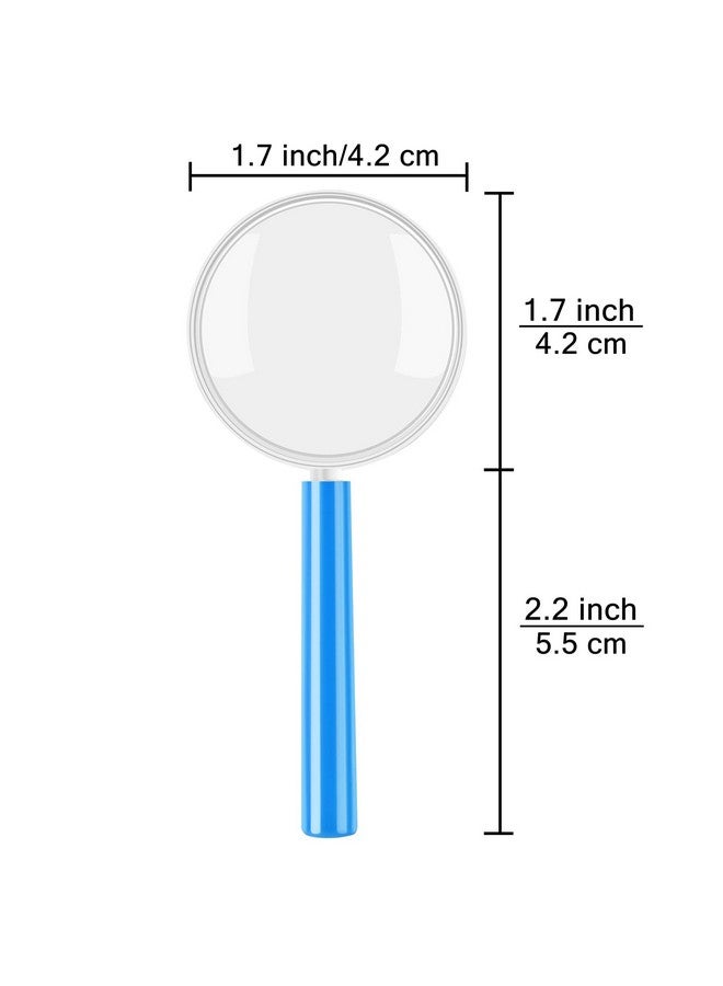 إلكوهو مجموعة من 24 عدسة مكبرة ملونة مع 8 ألوان من العدسات المكبرة البلاستيكية هدايا حفلات للشباب الذين يقرؤون - Image 2