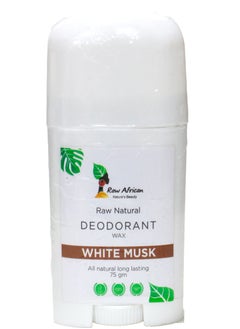 Raw African Raw African Raw Natural Deodorant Wax White Musk - 75 GM  - Image 2