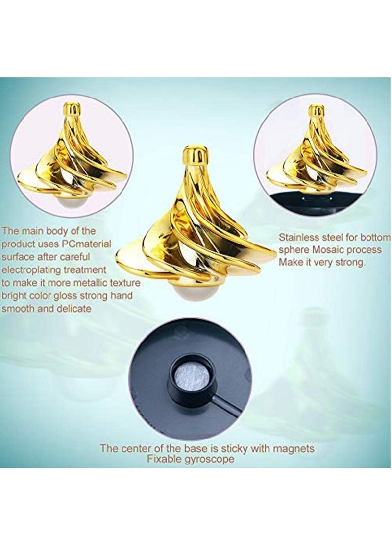 Prime by javaudan - Spinning Top Wind Gyro Blow Turn Desktop Decompression Toys Airflow Stress Relief Toy - Image 1