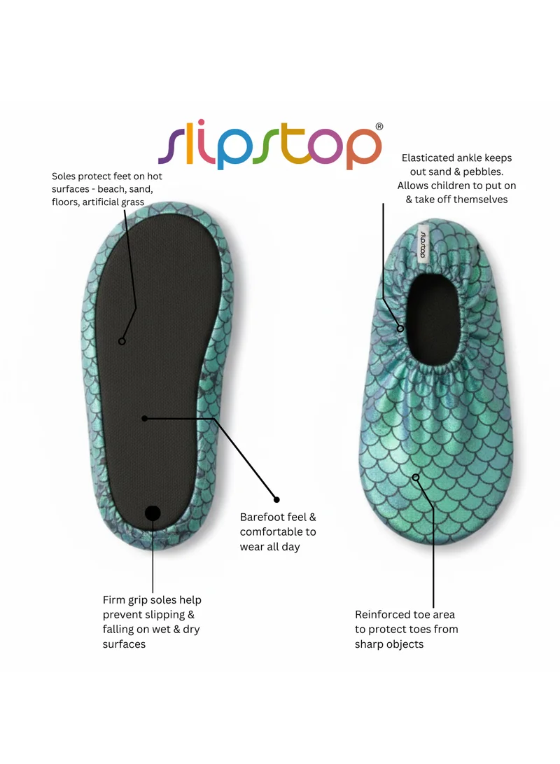 Slipstop Slipstop Ivy Print Kids Non Slip Water and Beach Shoes Lightweight Quick Dry Swim Ready Footwear for Babies and Children