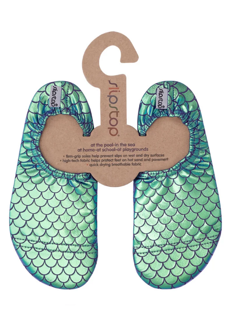 Slipstop Slipstop Ivy Print Kids Non Slip Water and Beach Shoes Lightweight Quick Dry Swim Ready Footwear for Babies and Children