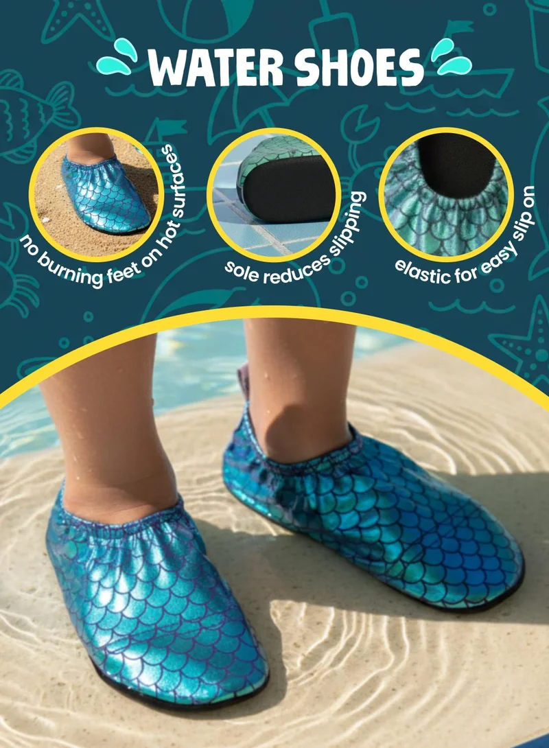 Slipstop Ivy Slipstop Ivy Print Kids Non Slip Water and Beach Shoes Lightweight Quick Dry Swim Ready Footwear for Babies and Children for Women | Best Price UAE