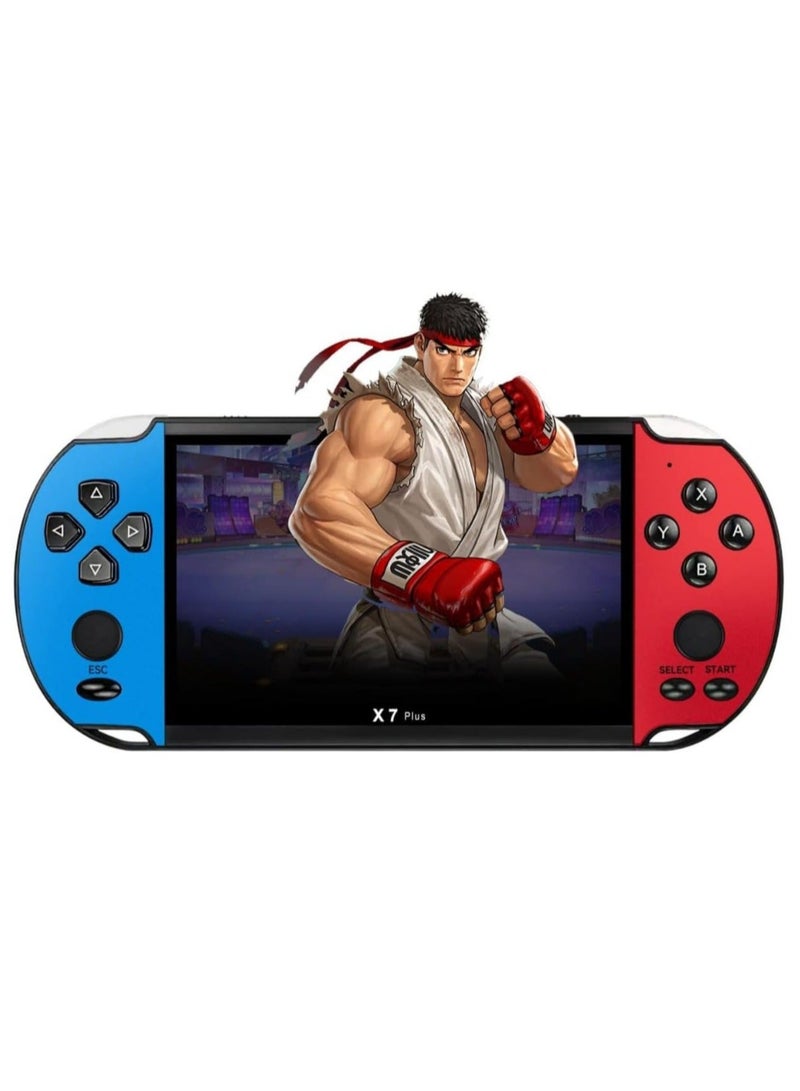X7 Plus 8GB RAM 5.1-inch Build-in 7000+ Games Connect with TV Wireless Handheld Retro Double Rocker Video Game Console - Image 1