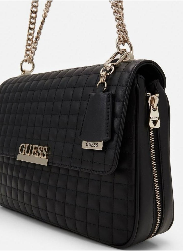 GUESS Guess Black Quilted Shoulder Bag For Women  - Image 2