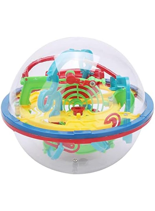 Pssopp 3D Maze Puzzle Ball Plastic 100 Challenging Barriers Improve Intellect Coordination Space Education Toy Age 6 Plus - Image 4