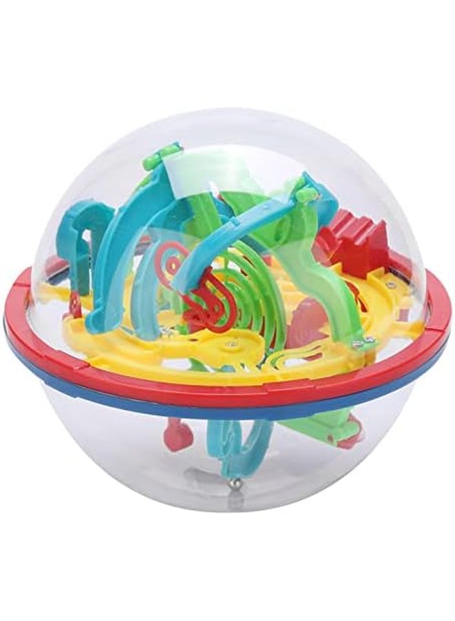 Pssopp 3D Maze Puzzle Ball Plastic 100 Challenging Barriers Improve Intellect Coordination Space Education Toy Age 6 Plus - Image 5