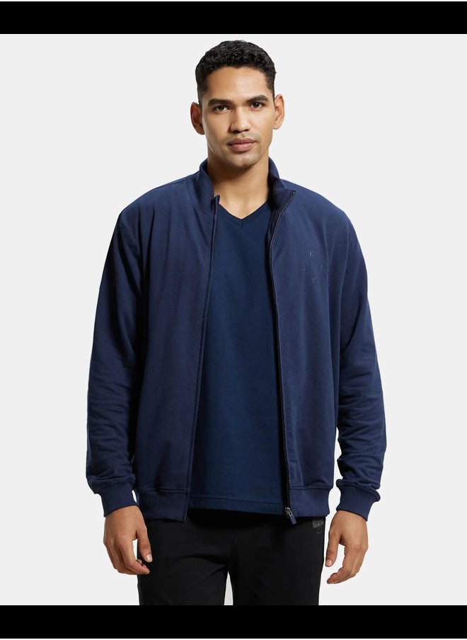JOCKEY Jockey 2730 Super Combed Cotton French Terry Fabric Men's Regular Jacket with  Convenient Pockets  - Image 1