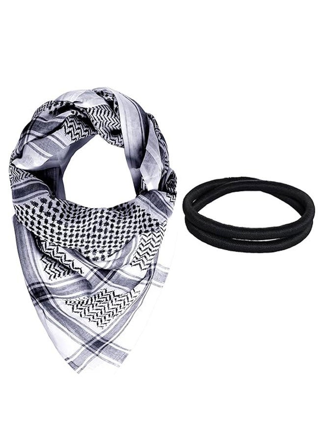 وهاواي Wrap Scarf Arabic Turban Tactical Desert Neck Headwear Wrap for Men Women, Arab Scarf 140X140cm - Image 3