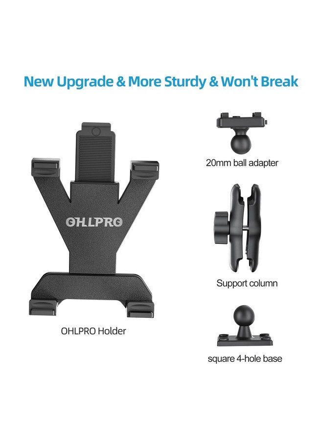 OHLPRO Tablet Holder for Truck, Heavy Duty Drill Base Tablet Car Mount for iPad, Mini, Samsung Galaxy (7" - 11") for Dashboard, Desks, Tabletop, ipad Mount Great for Wall, Commercial Vehicles - Image 2