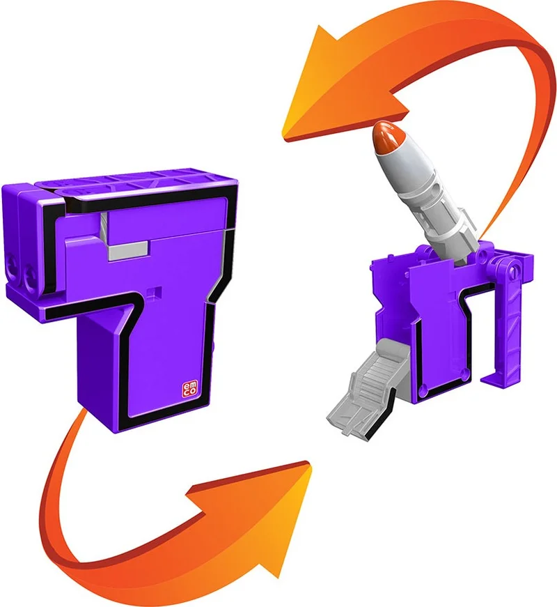 Pocket Morphers Transforming Numbers Rocket Launcher