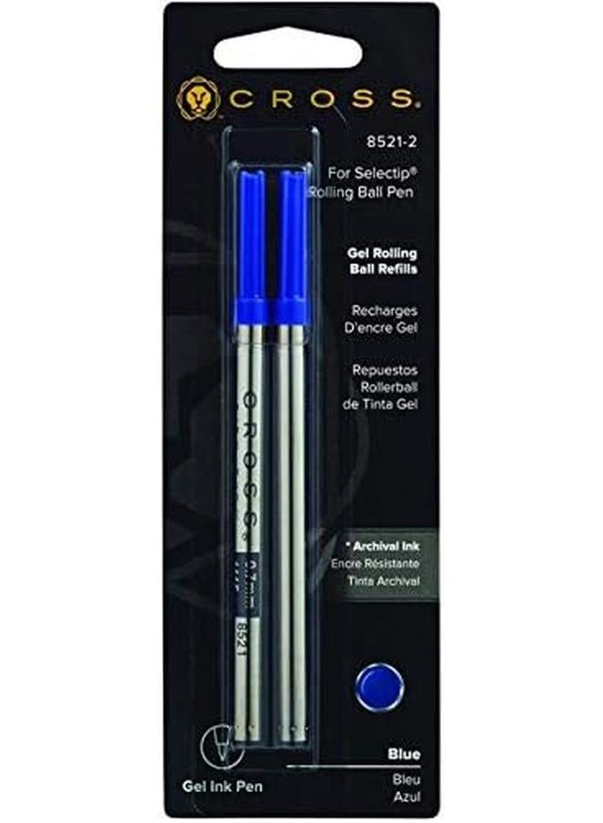 كروس عبوة إعادة تعبئة قلم حبر جل سيليكتيب باللون الأزرق - Image 3