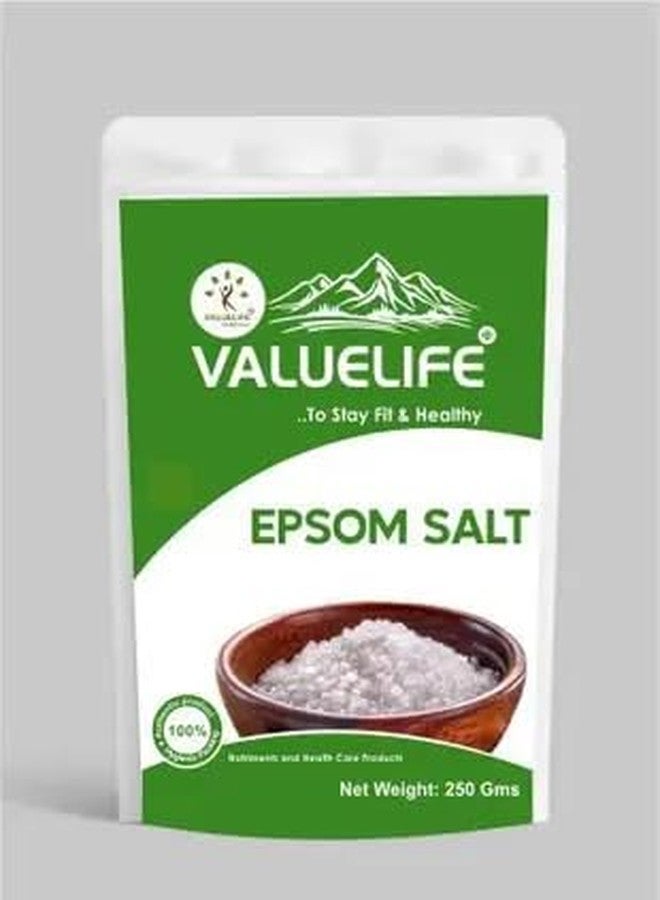 Value Life Essentials ملح إبسوم من فاليلايف (للاستحمام والزراعة) (متعدد الاستخدامات) 250 جرام - Image 1