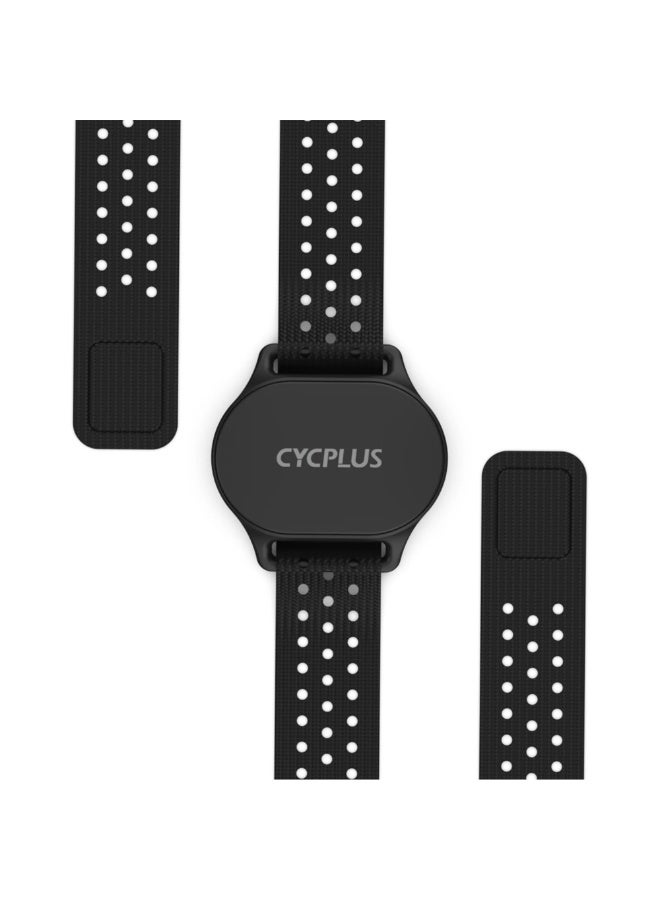 CYCPLUS H1 Heart Rate Monitor Armband – Bluetooth 5.1 & ANT+ HRM with LED Zone Indicator, ±1BPM Accuracy, IP67 Waterproof, Magnetic Charging, Compatible with Garmin, Wahoo, Zwift, Smartphones & Fitness Equipment - Image 3