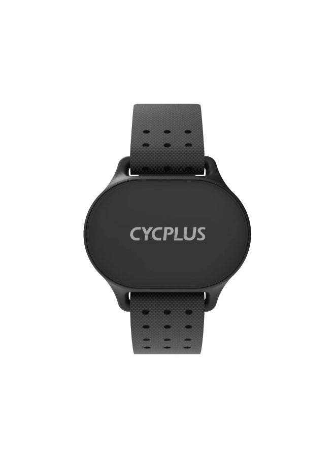 CYCPLUS H1 Heart Rate Monitor Armband – Bluetooth 5.1 & ANT+ HRM with LED Zone Indicator, ±1BPM Accuracy, IP67 Waterproof, Magnetic Charging, Compatible with Garmin, Wahoo, Zwift, Smartphones & Fitness Equipment - Image 2