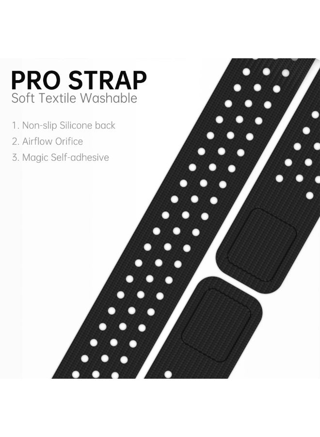 CYCPLUS H1 Heart Rate Monitor Armband – Bluetooth 5.1 & ANT+ HRM with LED Zone Indicator, ±1BPM Accuracy, IP67 Waterproof, Magnetic Charging, Compatible with Garmin, Wahoo, Zwift, Smartphones & Fitness Equipment - Image 4