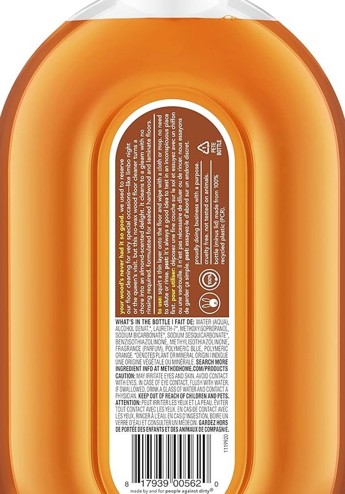 Method Squirt + Mop Wood Floor Cleaner, Almond Scent, 25 Ounce - Image 2