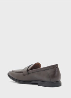 Robert Wood Buckle Detail Formal Slip Ons  - Image 2