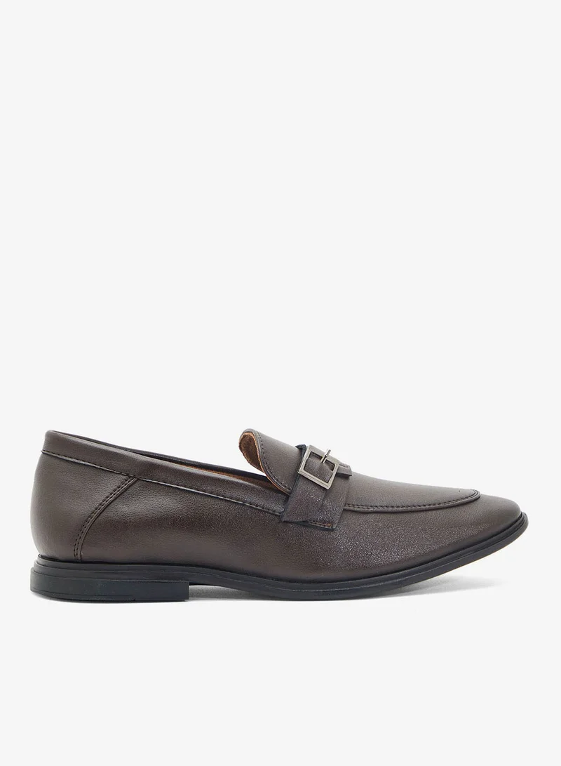 Buckle Detail Formal Slip Ons