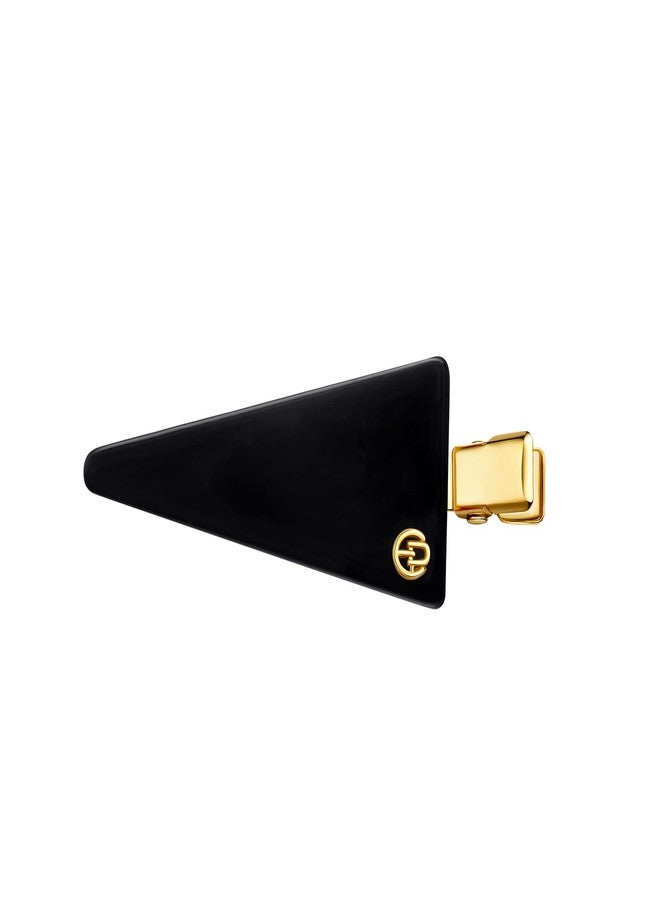 EVITA PERONI Creaseless Hair Clips for Women Colorful No Crease No Band Hair Clip for Makeup Flat Hair Clip for Hair Styling Salon Hair Dressing Bangs, Bright Black - Image 1