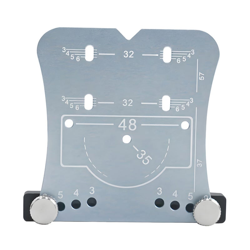 35mm Hinge Hole Opener Aluminum Alloy Hinge Hole Puncher Woodworking Hole Drilling Guide Locator Metal Hole Opener Hinges Drilling And Mounting Accessory - Image 1