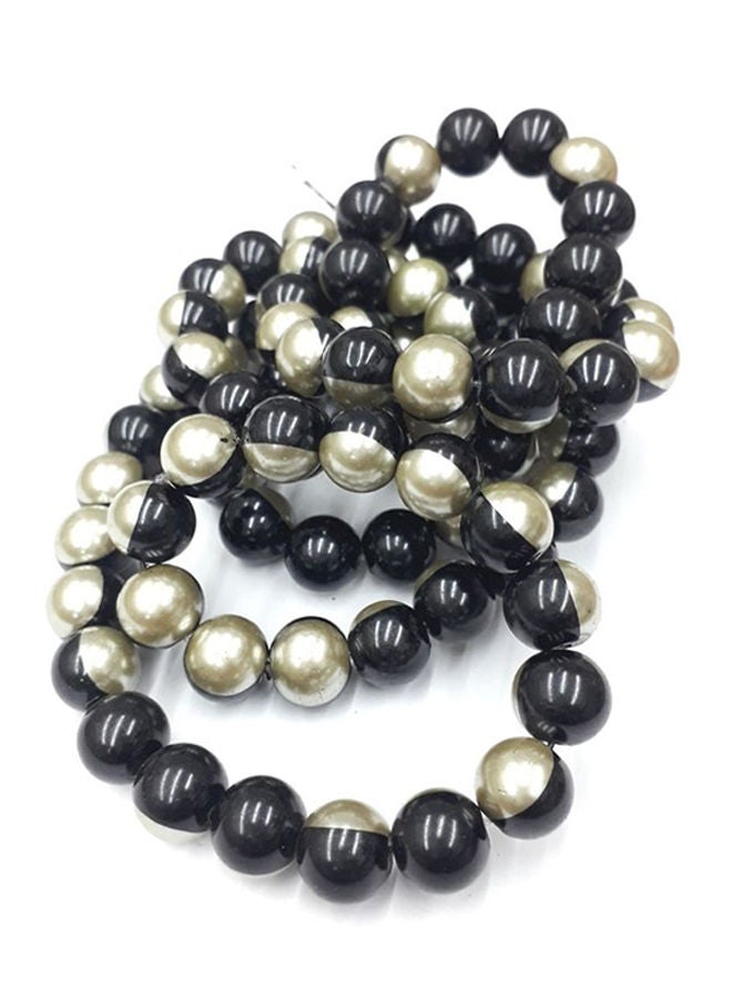 NIBEMINENT 85-Piece Of Line Glass Beads 1cm - Image 2