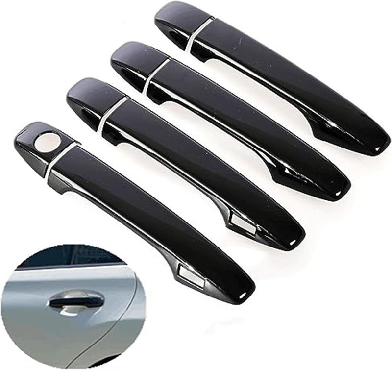 DEMULAX Glossy Black Car Door Handle Cover for Subaru Outback - Image 4