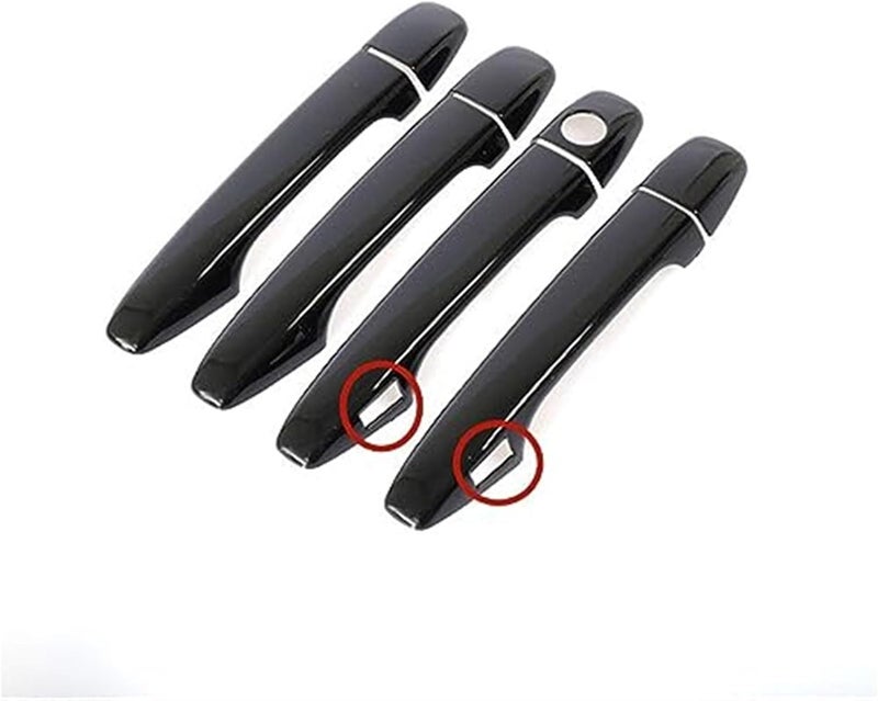 DEMULAX Glossy Black Car Door Handle Cover for Subaru Outback - Image 2