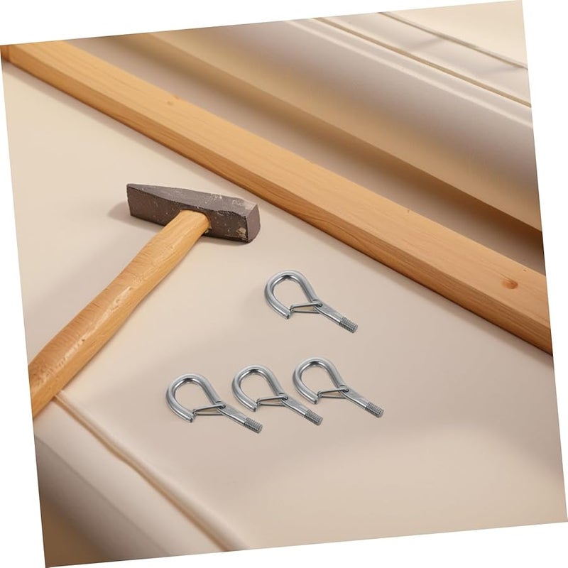 خطافات براغي ثقيلة 10 قطع مع مشبك أمان للتعليق الخارجي للنباتات وأضواء الخيط - Image 5