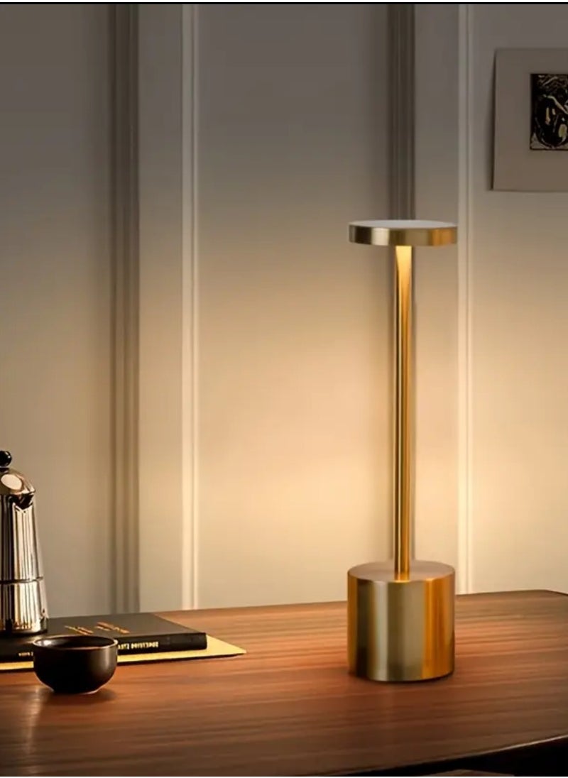 Generic - Touch table lamp LED table lamp Rechargeable desk light Modern home decor Three color options lamp Light fixture Bedroom lamp "Modern Touch Table Lamp: Light Fixture for Any Space with Three Colors" "LED Table Lamp with Touch Control: White, Natural, and Yellow Lighting" "Rechargeable USB Table Lamp: Stylish Light Fixture for Any Room" "Illuminate Your Space: Modern Table Lamp Perfect for Bedrooms and More" - Image 1