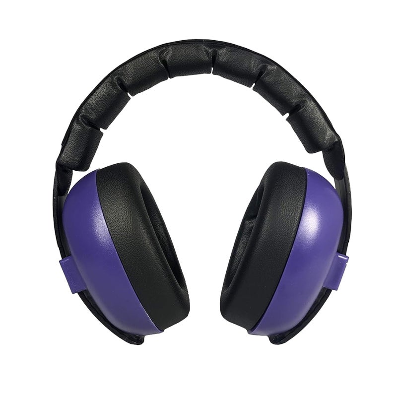 BANZ Earmuffs Infant Hearing Protection â€“ Ages 0-2 Years (Dark Purple) - Image 1