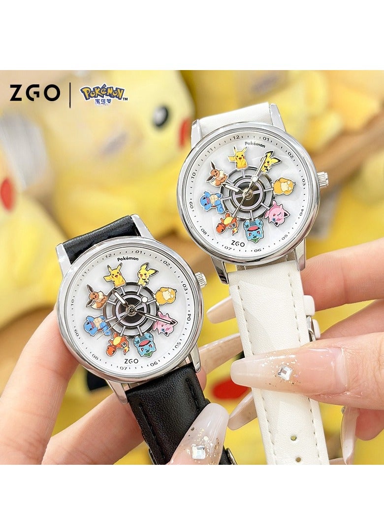 ZGO Carousel Watch Quartz Watch Waterproof Creative Gift Watch - Image 3