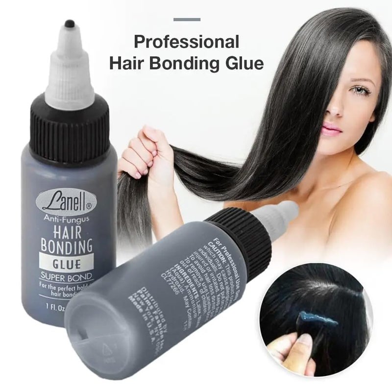 Lanel Anti-Fungal Hair Glue - For Permanent Eyelashes & Wigs 30ml - Image 3