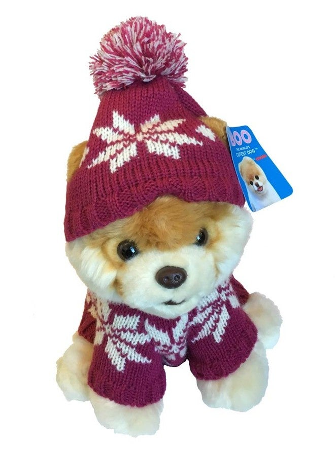 Buddy Boo - World's Cutest Dog Plush - Winter Hat and Sweater