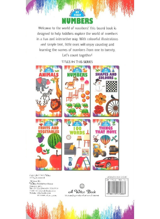 Giant Tall Board Book: My First Numbers  - Image 2