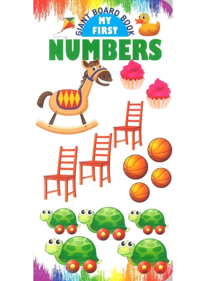 Giant Tall Board Book: My First Numbers  - Image 1