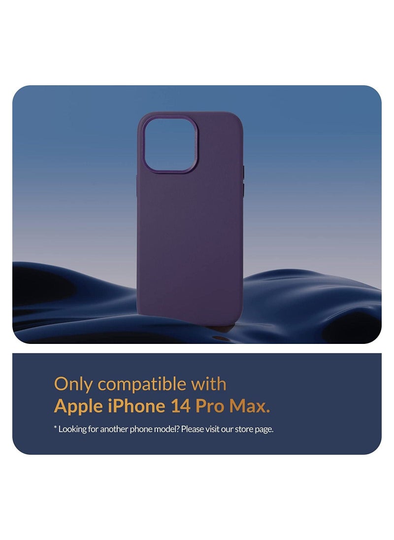 Classic - (for iPhone 14 Pro Max) - European Nappa Leather Case - Smoothen and Soften Over Time - Compatible with Magsafe - Image 2
