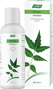 A. Vogel AVogel Neem Shampoo Suitable for Use on Dry Itchy and Eczemaprone Scalps Familyfriendly Contains Extracts of Fresh Neem Leaves 200ml - Image 1