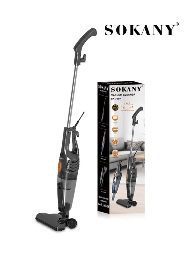 sokany Vacuum Cleaner,5m Corded Stick Vacuum Cleaner with 15KPa Handheld Vacuum Powerful Suction, Multifunction Lightweight Handheld Stick Cleaner for Hard Floor/Carpet/Pet Hair/Sofa,1000.0W - Image 1