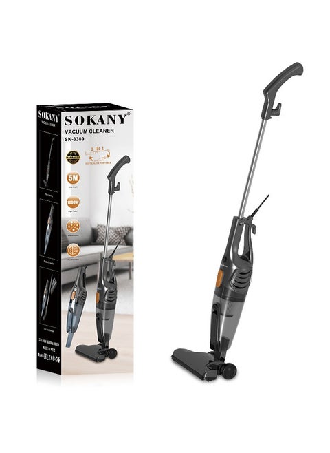 Vacuum Cleaner,5m Corded Stick Vacuum Cleaner with 15KPa Handheld Vacuum Powerful Suction, Multifunction Lightweight Handheld Stick Cleaner for Hard Floor/Carpet/Pet Hair/Sofa,1000.0W
