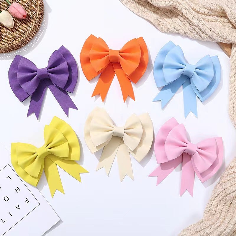 Hug Bucket Bow Decoration Holiday Birthday Gift Box Flower Box Sponge Paper Bow Accessories Finished - Image 2