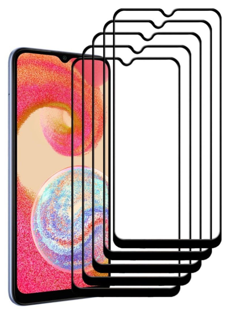 ACLIX 5 Pieces Antistatic ESD Dustproof Premium Quality High Definition Tempered Glass Screen Protector Designed For Samsung Galaxy A04e - Image 1