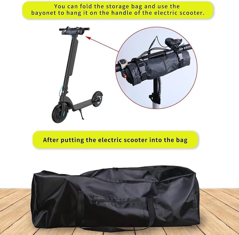 ALMEKAQUZ Electric Scooter Bags, Foldable Scooter Carrying Bag, Electric Scooter- Storage Bag for M365/M365 Pro Electrical Scooter-49.2" L x 9.84 W x 17.7 H - Image 4